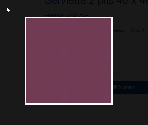 Serviettes Duni 40x40 - 2 plis - Plum - 125 pcs